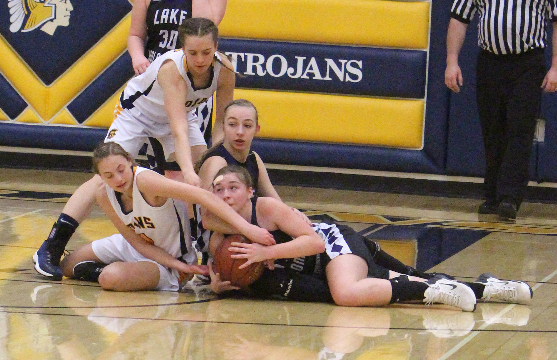 Lake Holcombe at New Auburn girls basketball 2-14-19